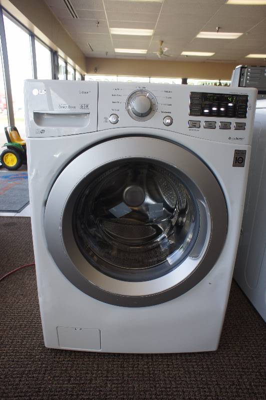 lot 5 image: New - Scratch & Dent LG Model # (WM3270CW) - Front-Loading Washer - White COLOR -Tested Works - MSRP $ 1199.99