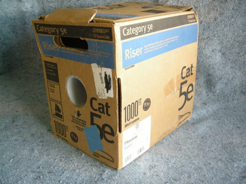 lot 35 image: Riser Cat5e Communications Cable