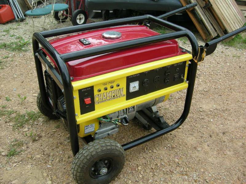 Champion 5500 Watt Gas Generator | John Deere Mower, Generator, Slot ...