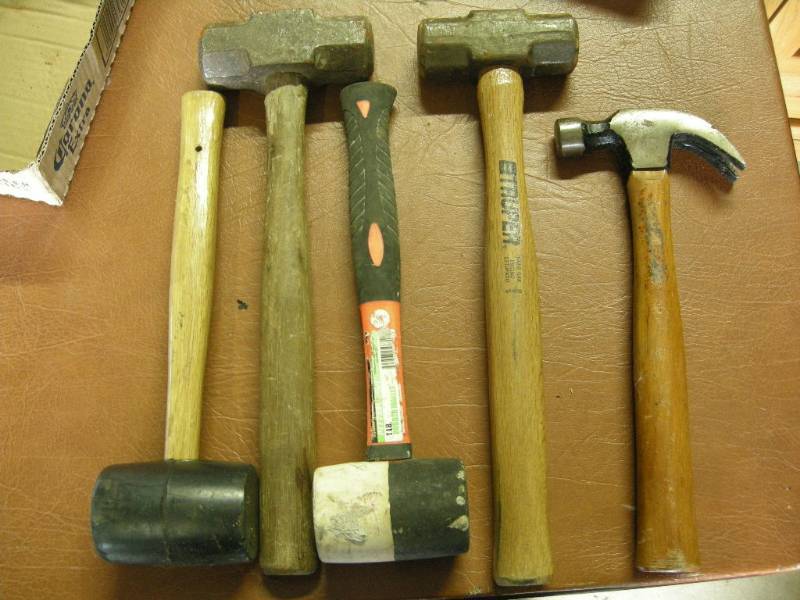 lot 54 image: Hammer, Sledges, and Mallets