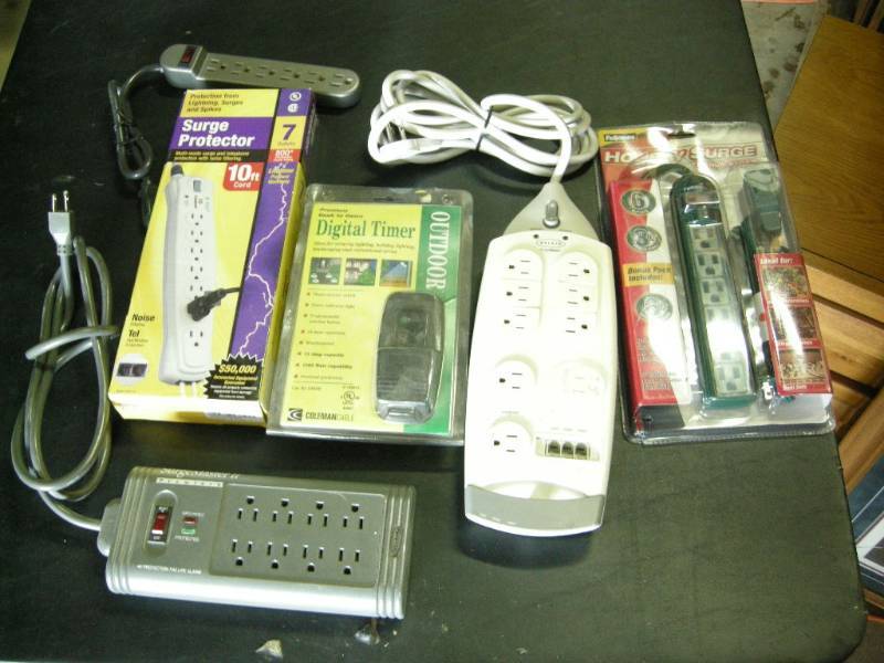 lot 63 image: Surge Protectors, Power Strips