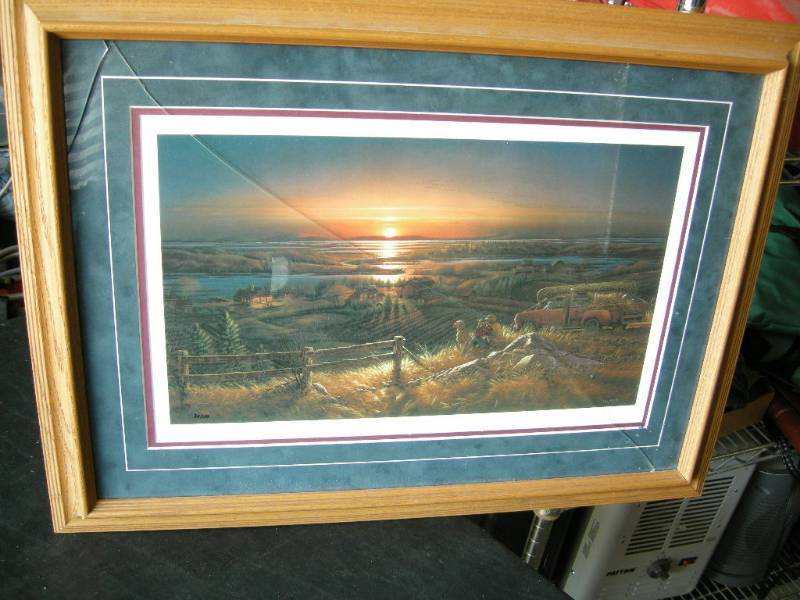 lot 86 image: Terry Redlin Best Friends Print