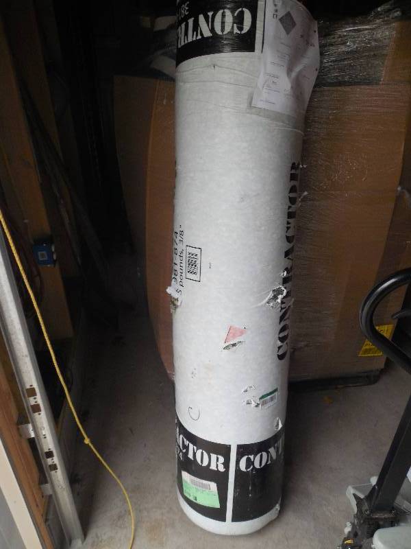 (2) Future Foam Contractor 38 in. Thick 5 lb. Density Carpet Cushion