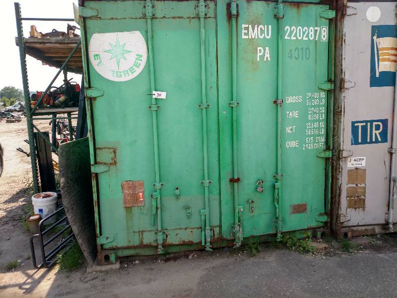 lot 34 image: Green 40 Shipping Container, Conte...