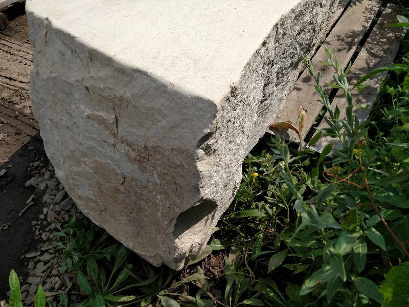 lot 38 image: Limestone Bench, Approx. 7x2x21...
