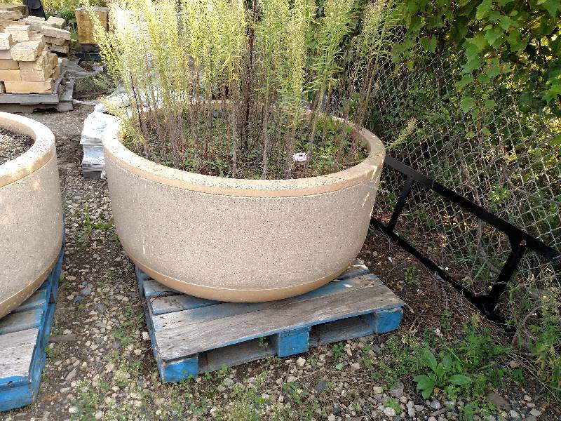 lot 119 image: Cast Concrete Planter, 4x2...