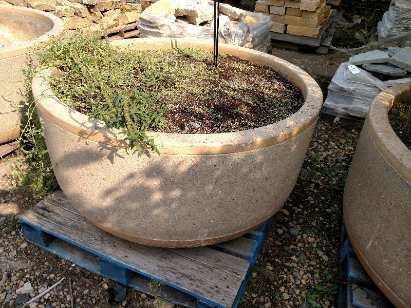 lot 120 image: Cast Concrete Planter, 4x2...