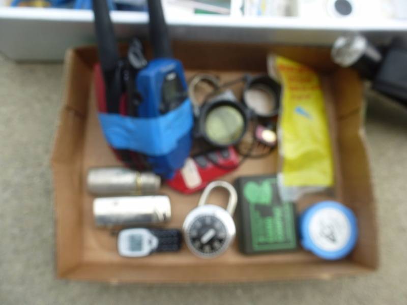 lot 12 image: Assorted Camping tools