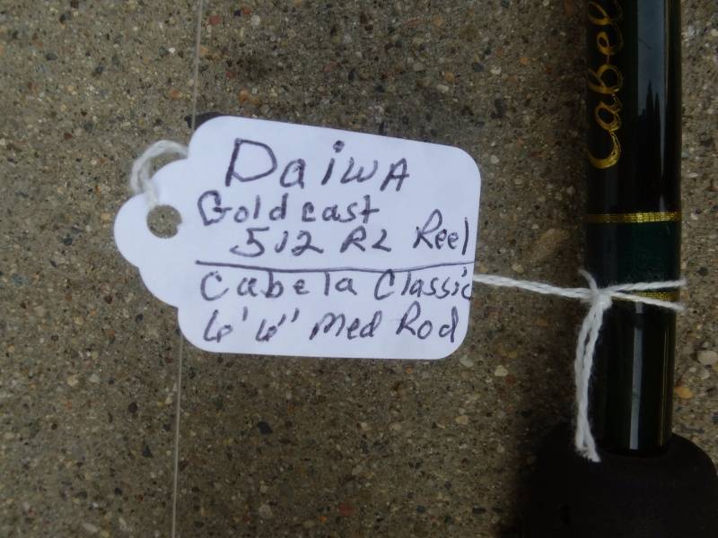 lot 41 image: Diawa Gold Cast Reel & Cabelas 6 6 Rod