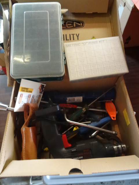 lot 68 image: O Ring Kit. Parts Box. Misc Tools