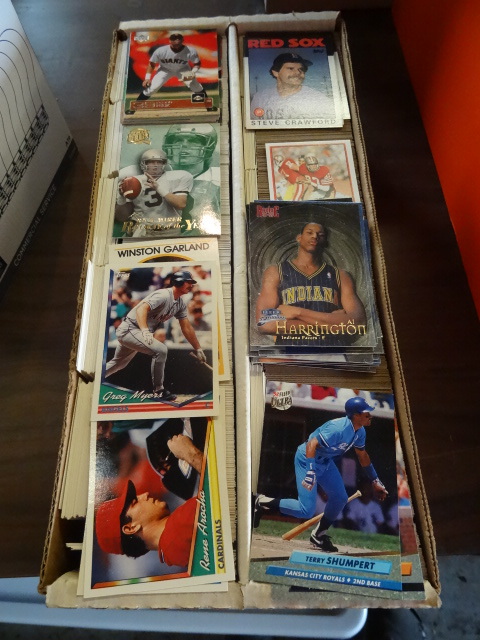 lot 70 image: Box Full of Variety Of Sports Cards