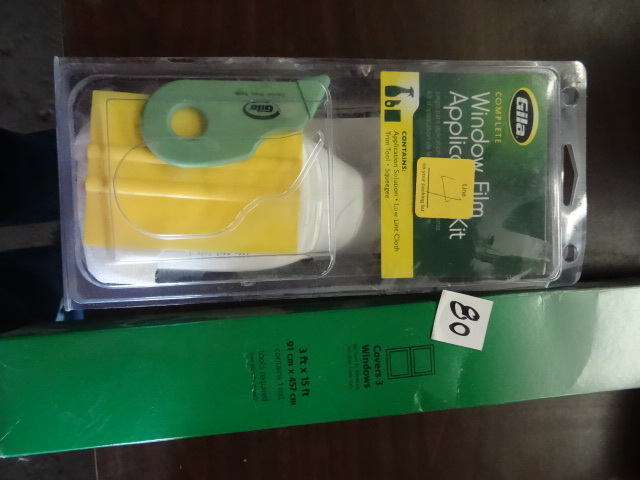 lot 80 image: Window Film Application Kit.