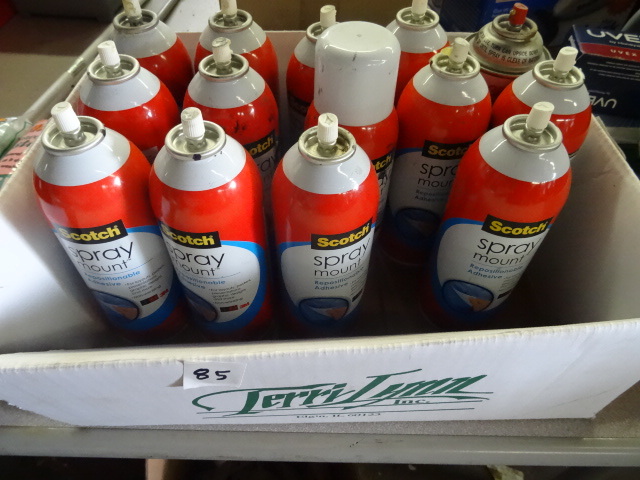 lot 85 image: Scotch Spray Mount 14 Cans