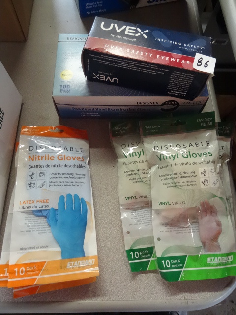 lot 86 image: Lot Of Disposable Gloves.