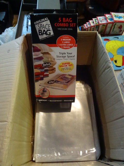 lot 126 image: Space Bag. Misc Office Supplies