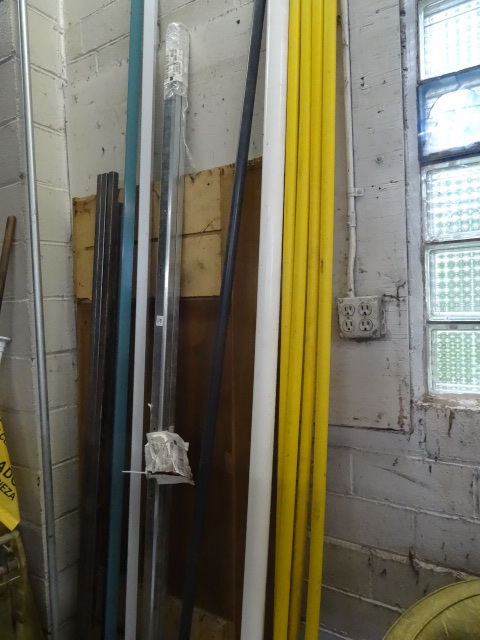 lot 165 image: Misc PVC Tubing and Metal
