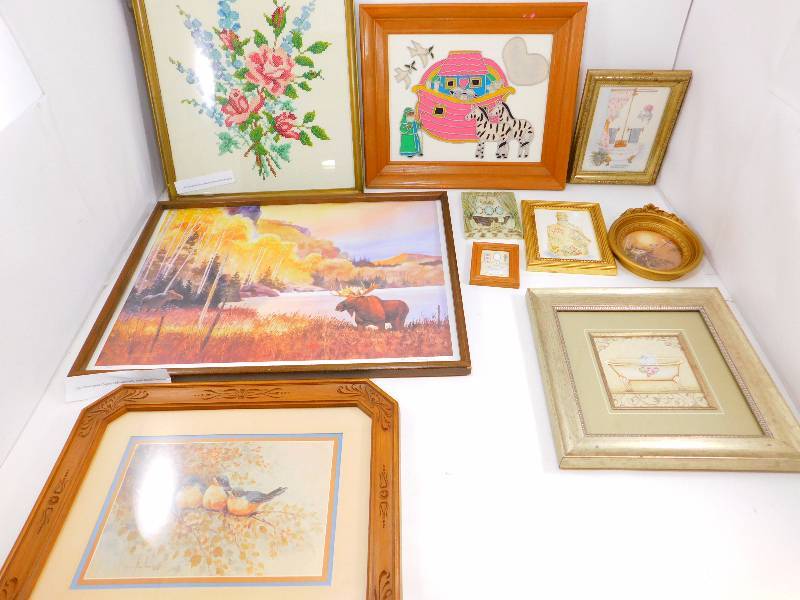 Lot of Various Framed Wall Hangings