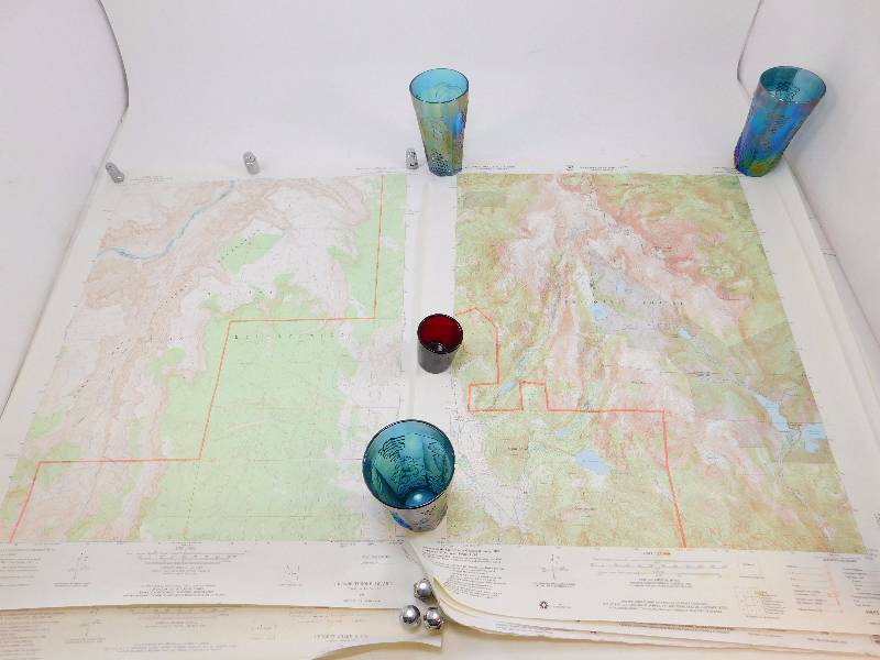 Lot of (11) Topographical Maps from U.S. Geological Survey