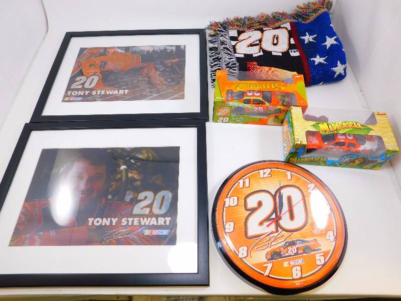 Lot of Tony Stewart Collectible Items