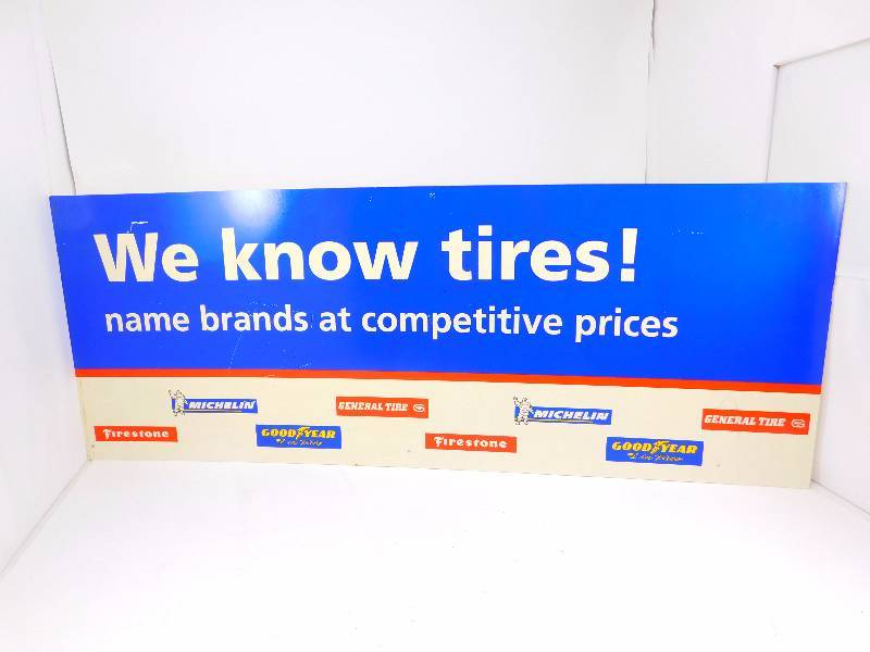 Vintage Tire Sign