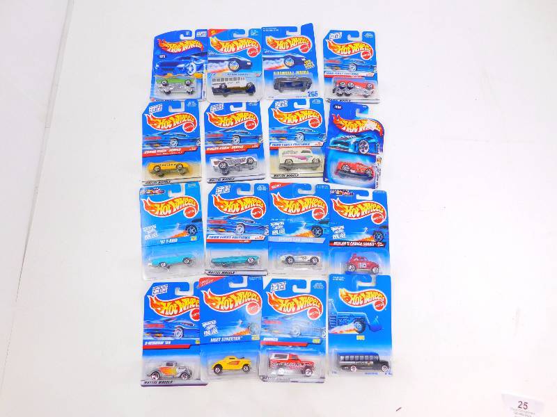 (16) NIB Hot Wheels Cars