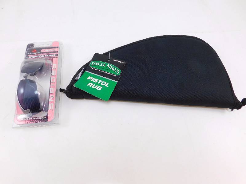New Womens Shooting Glasses & Soft Pistol Case