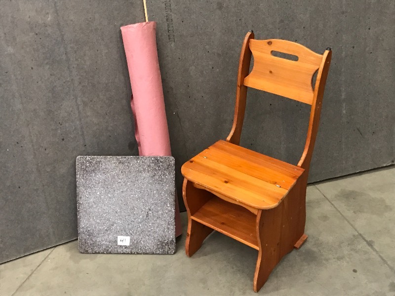 Granite Slab, Combo ChairLadder, Auto Paper