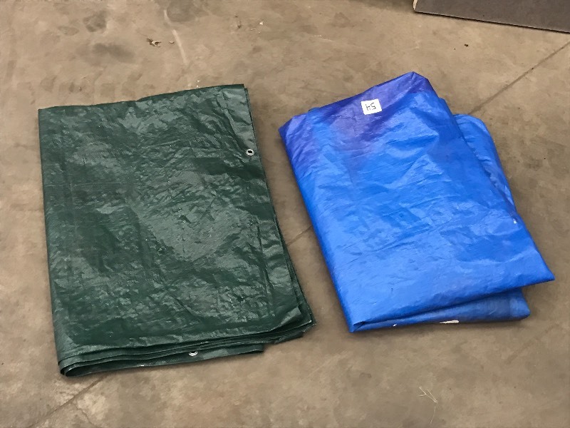 (2) Poly Tarps