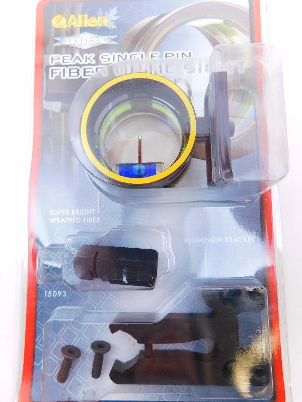 lot 8 image: New Platinum Peak Single Pin Fiber Optic Bow Sight