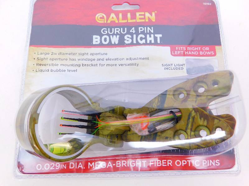 lot 12 image: New Guru 4 Pin Bow Sight