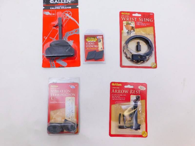 lot 18 image: New Archery Accessories Caliper Release, Wrist Sling, Silencers, Arrow Rest, Vibration Eliminate Kit