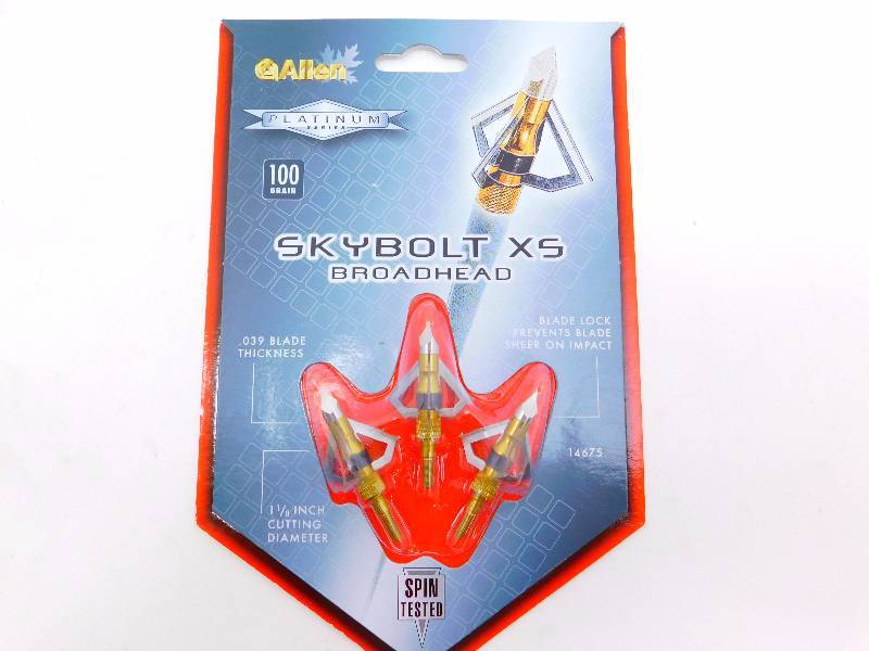 lot 27 image: New Platinum Series 100 Grain Skybolt XS Broadhead