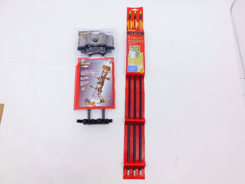 lot 32 image: New Archery Accessories Arrow Quiver, Target Arrows