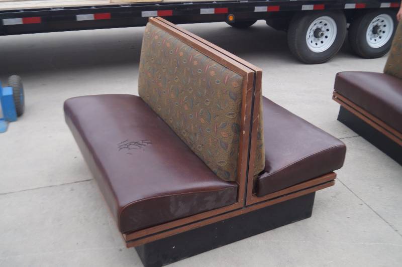 Single Piece Booth Seat Set