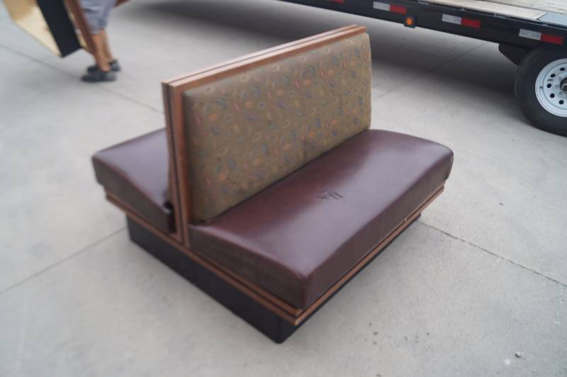 Single Piece Booth Seat Set