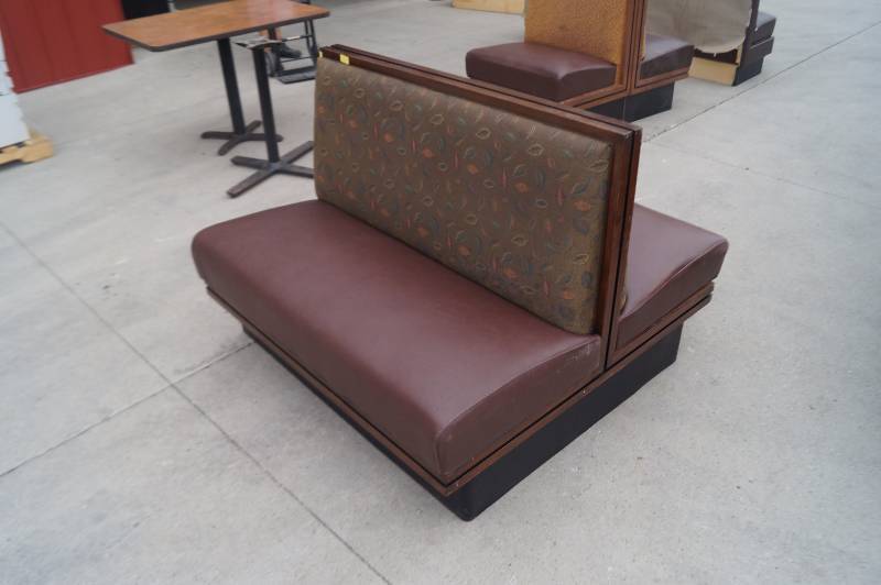 Single Piece Booth Seat Set
