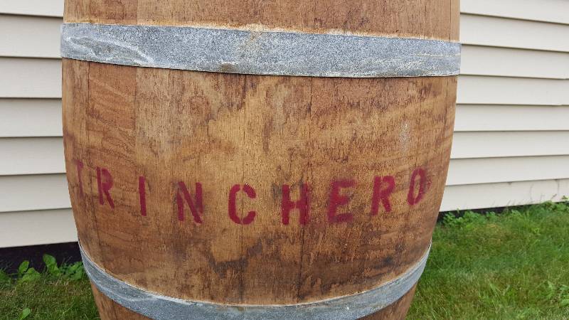 lot 1 image: Trinchero Full Sized Wine Barrel