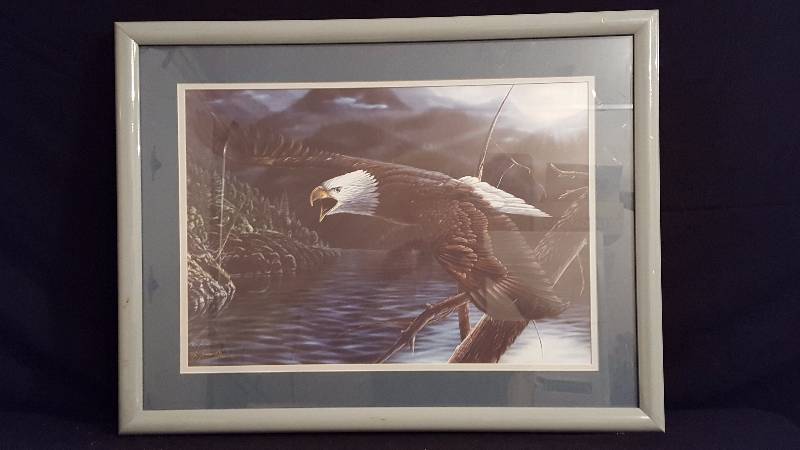 lot 121 image: Ron Iverson Eagle Picture