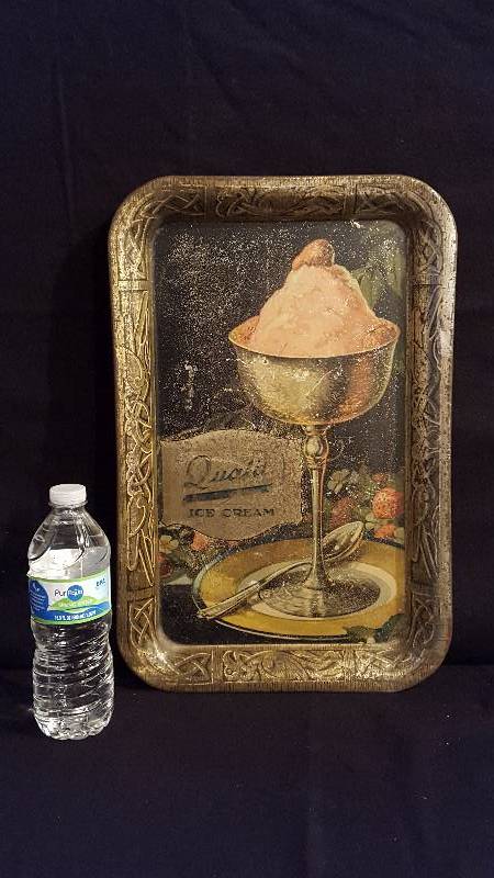 lot 134 image: Vintage Ice Cream Tin Tray