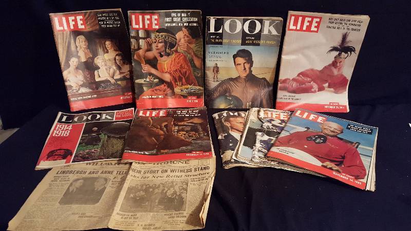 lot 156 image: Vintage Life Magazines