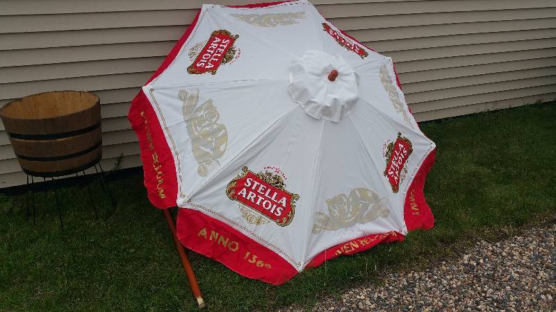 lot 78 image: Stella Artois Patio Umbrella
