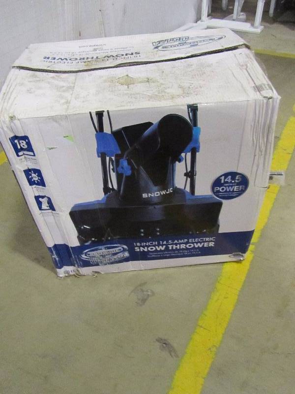 lot 2 image: Snow Joe 18 in. 14.5 Amp Electric Snow Blower