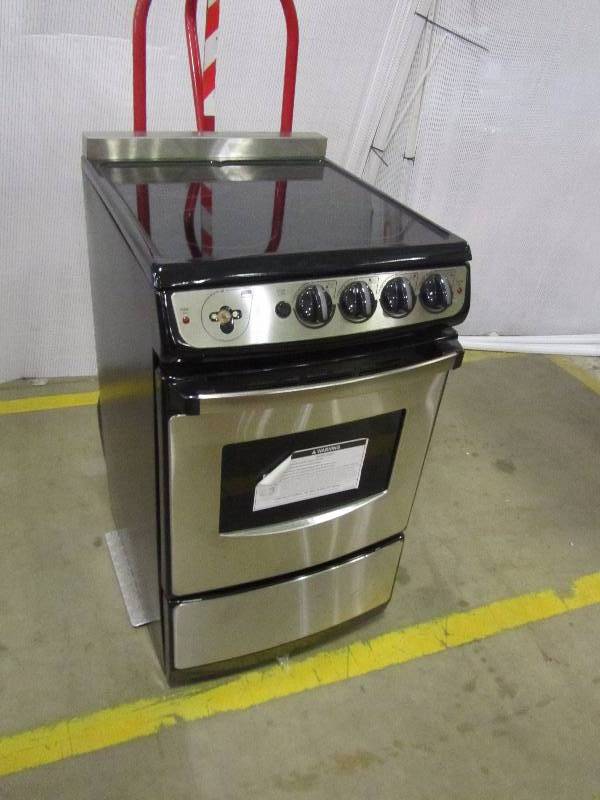 lot 20 image: Summit 20 in. 2.4 cu. ft. Slide-In Electric Range in Stainless Steel