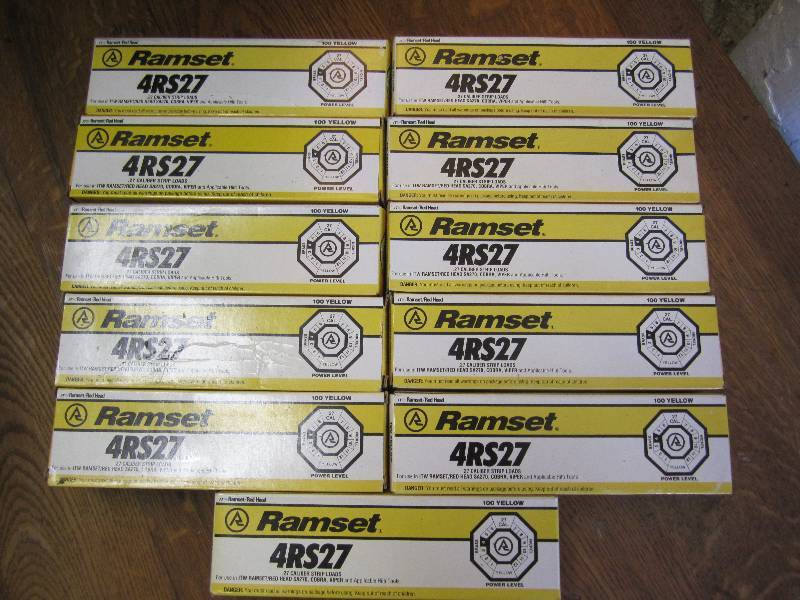 lot 16 image: Lot of 11 Boxes of 100 Ramset Yello...