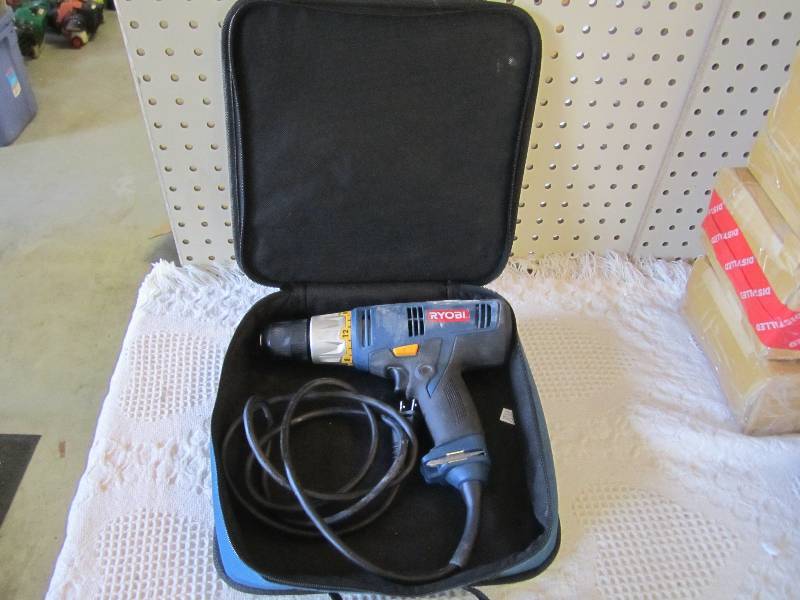 lot 29 image: Ryobi Electric Drill with Keyless C...
