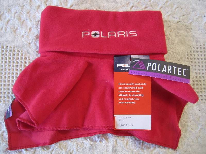 lot 119 image: Polaris Neckgator Color Red New wi...