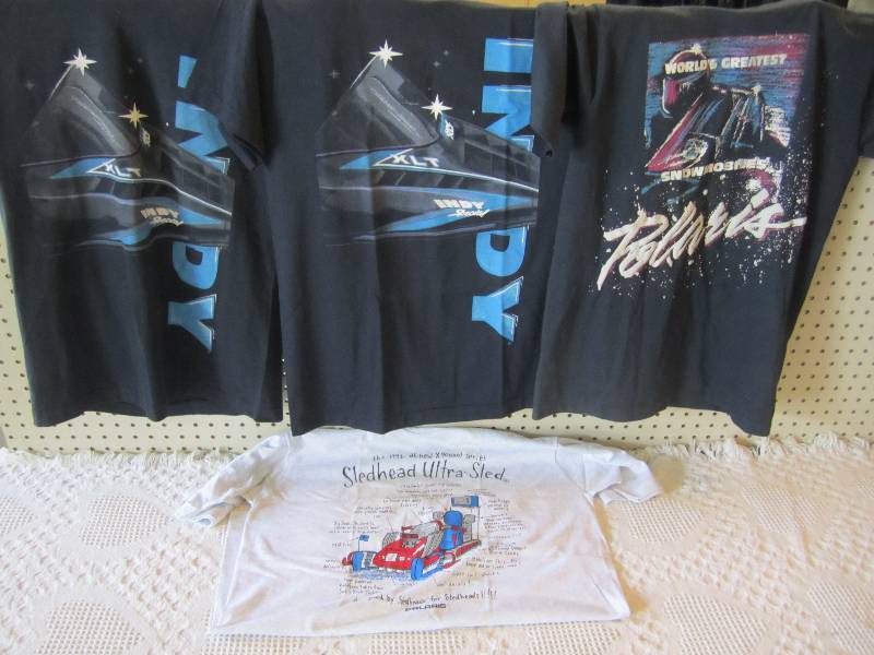 lot 125 image: Lot of 4 Polaris T-Shirts New old s...