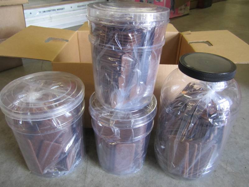 lot 141 image: Lot of 4 Containers of Chocolate Cr...