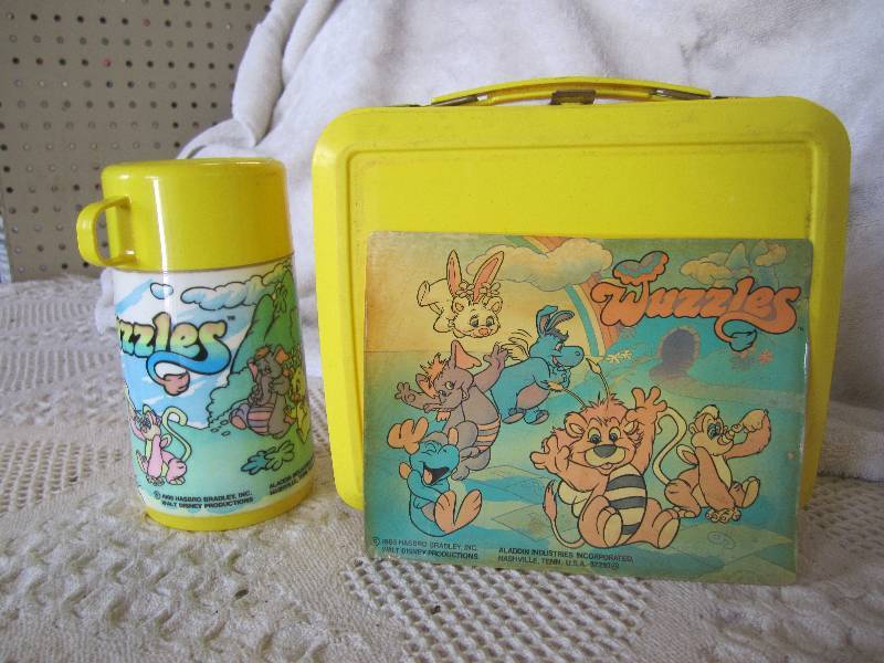lot 162 image: Wuzzles Lunch Box with Thermos. Box...