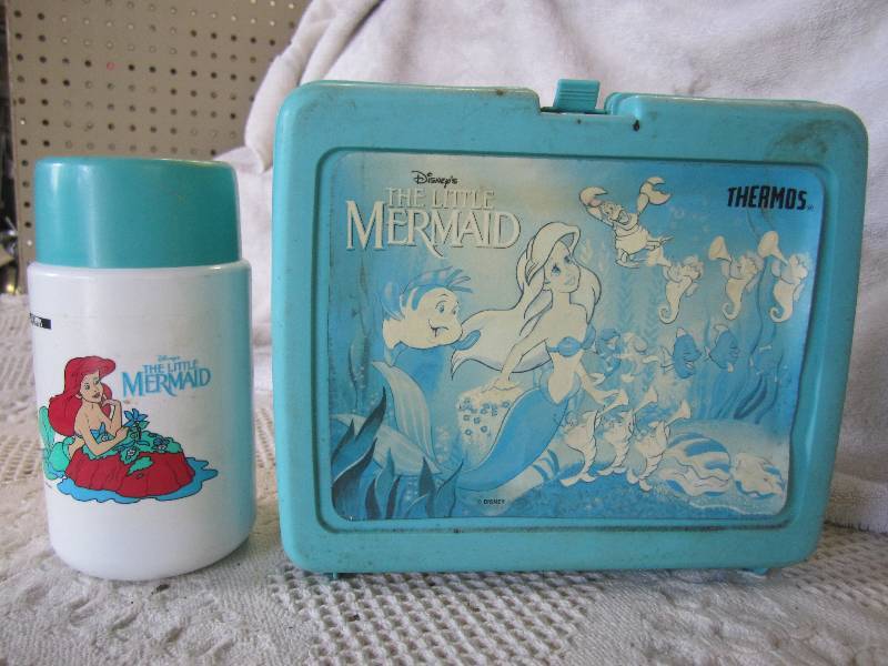 lot 163 image: The Little Mermaid Lunch Box with T...